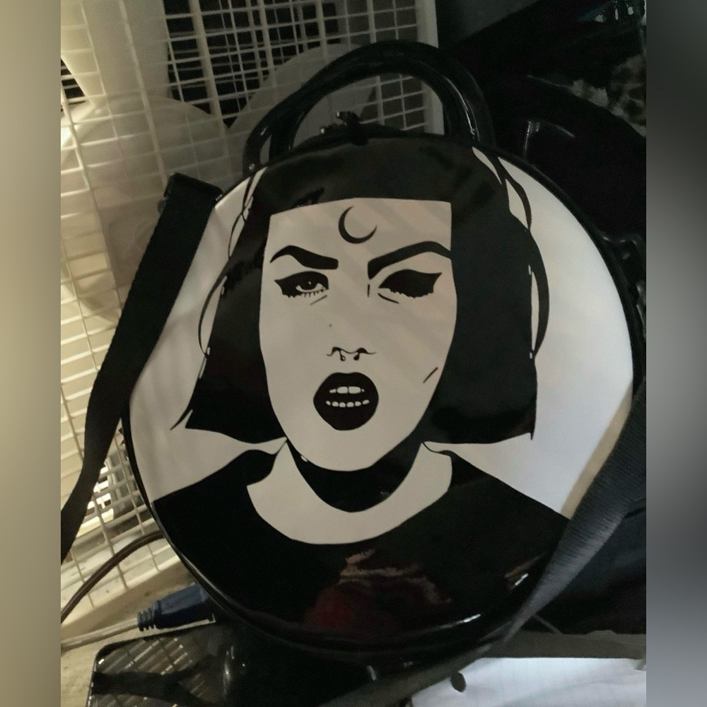 Rare KILLSTAR minerva nun home handbag purse shoulder round bag NWT - Picture 10 of 10